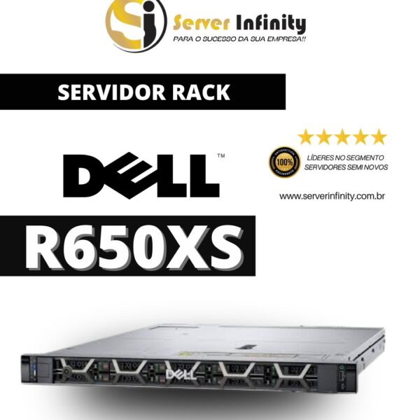 Servidor Dell PowerEdge R650xs Rack 1U – 15ª Geração