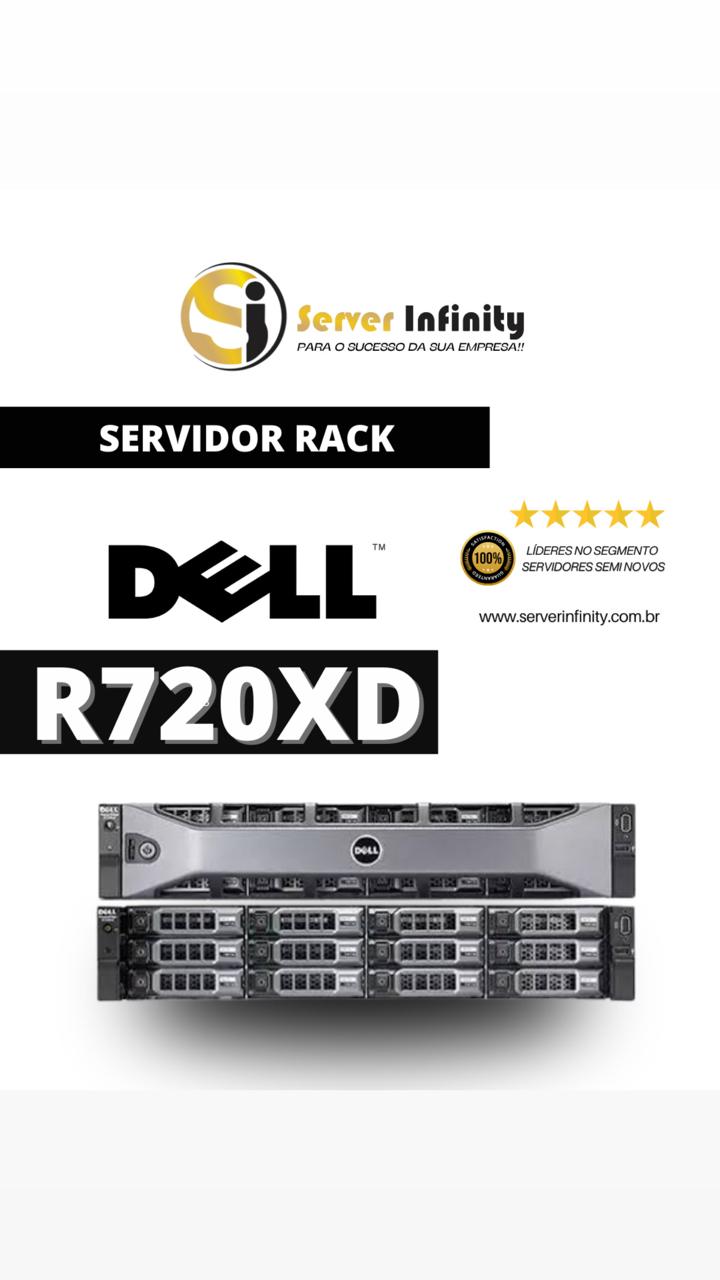 Servidor Dell PowerEdge R720xd Rack 2U – 12ª Geração