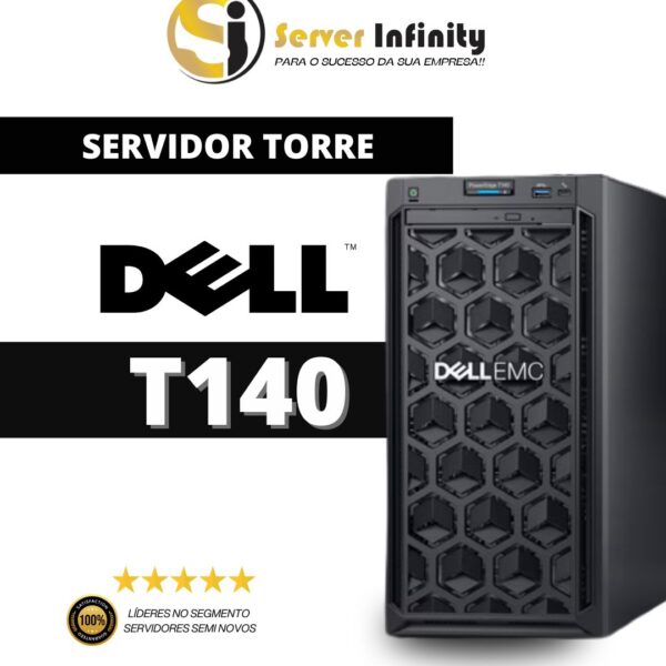 Servidor Dell PowerEdge T140 Torre – 14ª Geração