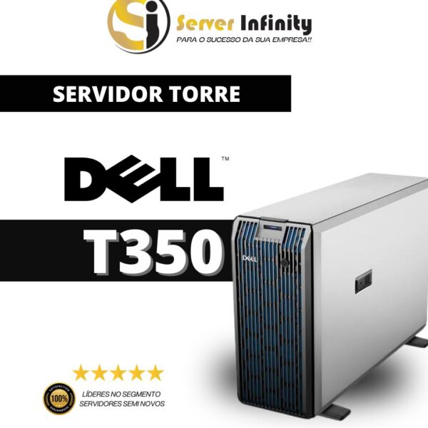 Servidor Dell PowerEdge T350 Torre – 15ª Geração