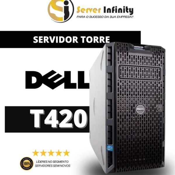 Servidor Dell PowerEdge T420 Torre – 12ª Geração