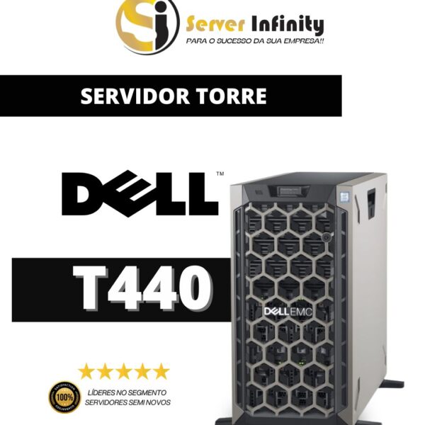 Servidor Dell PowerEdge T440 Torre – 14ª Geração