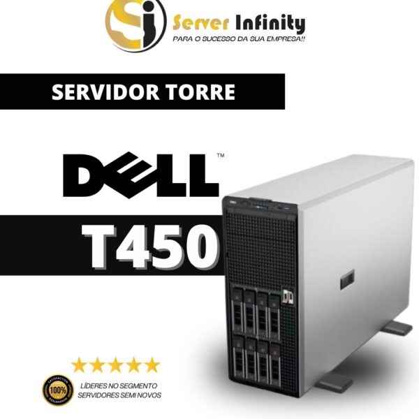 Servidor Dell PowerEdge T450 Torre – 15ª Geração