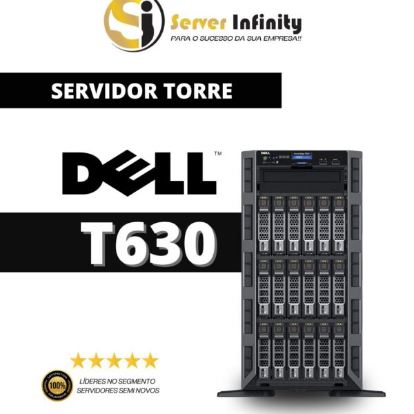 Servidor Dell PowerEdge T630 Torre – 13ª Geração