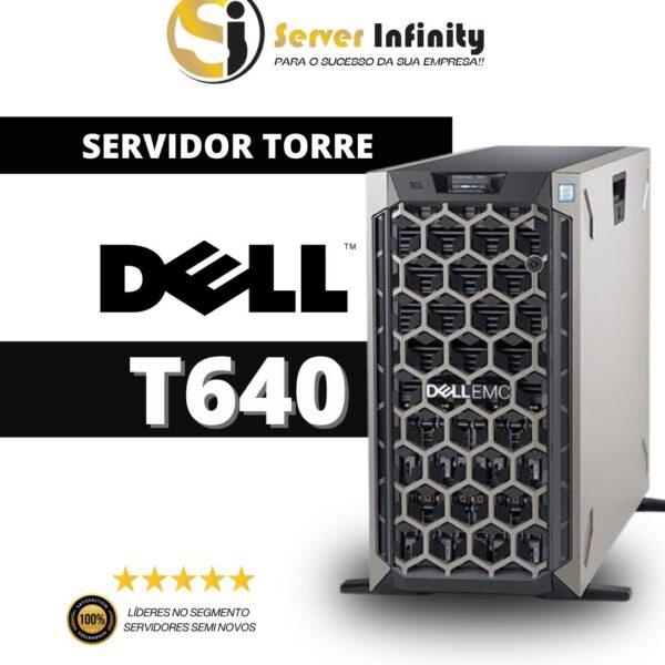 Servidor Dell PowerEdge T640 Torre – 14ª Geração