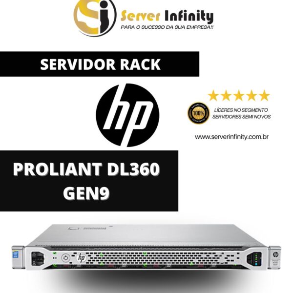 Servidor HPE ProLiant DL360 Gen9 – Rack 1U