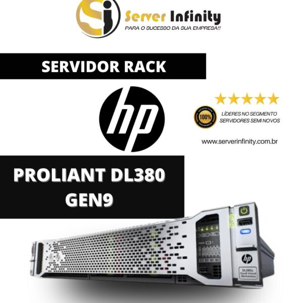 Servidor HPE ProLiant DL380 Gen9 – Rack 2U